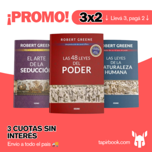 PACK LIBROS ROBERT GREENE: Las 48 leyes del poder + El Arte de la Seducción + Las Leyes de la Naturaleza Humana